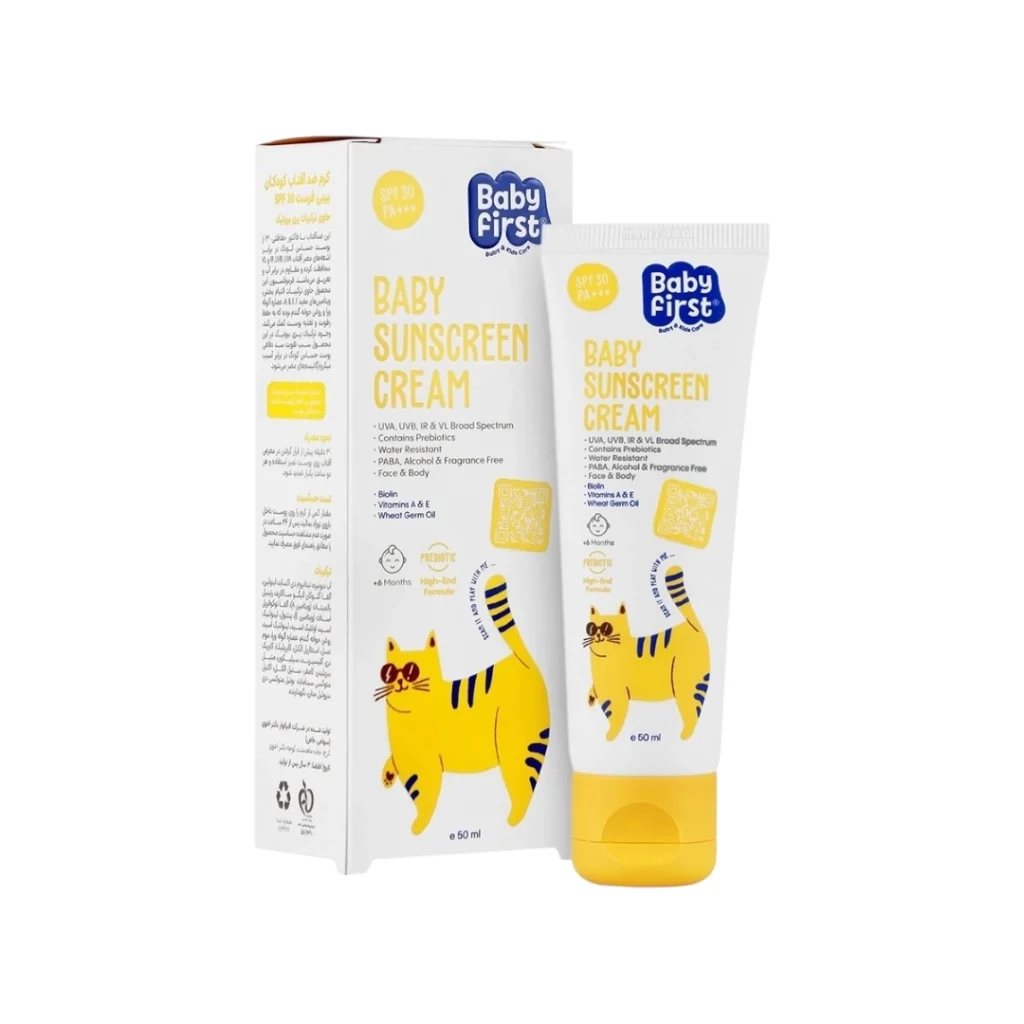 کرم ضدآفتاب کودکان سی گل مدل بیبی فرست حجم 50 میلی