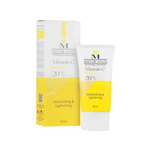 کرم مرطوب کننده و روشن کننده مدیلن مدل Vitamin C حجم 30 میلی لیتر