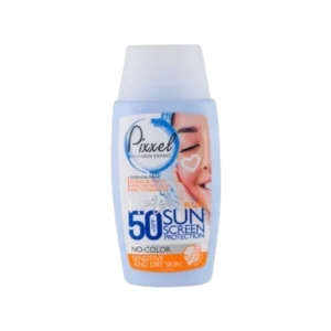 کرم ضد آفتاب پیکسل پوست خشک و حساس بژ روشن 50 میلی‌لیتر SPF50 – محافظت و آبرسانی کامل پوست
