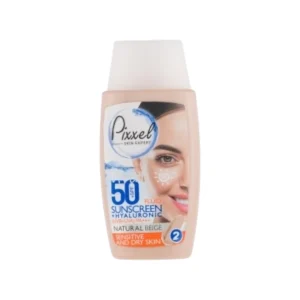 کرم ضد آفتاب پیکسل پوست خشک و حساس بژ-طبيعي 50 میل SPF50