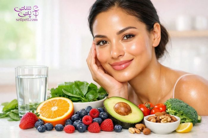 تأثیر تغذیه بر سلامت پوست