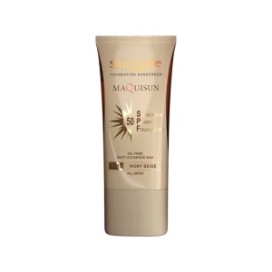 ضد آفتاب رنگی سان سیف کرم پودری و پرایمری مکیسان با SPF50 | فاقدچربی | مناسب انواع پوست | حجم 40 میلی لیتر