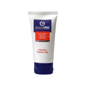 کرم ضد آفتاب نرمال بی رنگ  SPF50 ناندل | 50 میلی لیتر