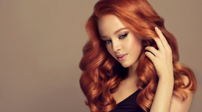 فولیکا -ماسک موی رنگ شده قرمز