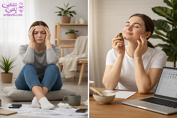 تاثیر استرس روی پوست