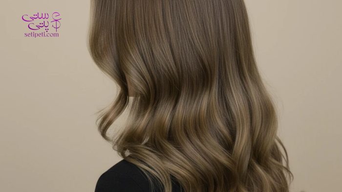 رنگ موی زیتونی