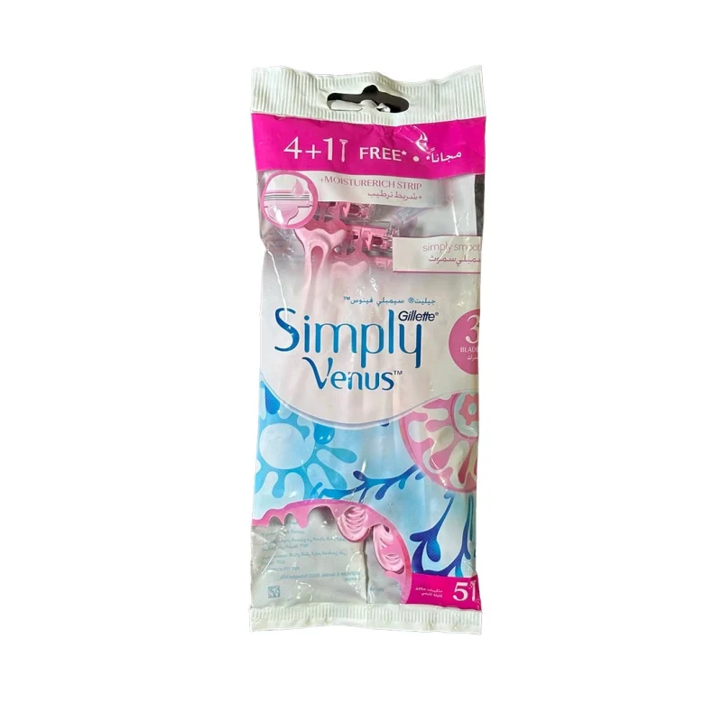 تیغ اصلاح ژیلت ونوس ۵ دسته Gillette Simply Venus 3