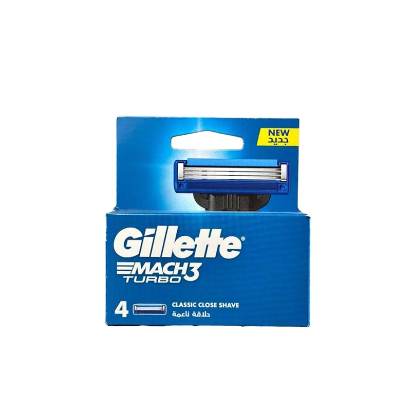 تیغ اصلاح Gillette Mach3 Turbo - اصلاح سریع و نزدیک